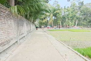 বরাদ্দের স্থান পরিবর্তন করে যুবদল নেতার শ্বশুর বাড়িতে রাস্তা নির্মাণ