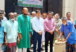 মতলব দক্ষিণে সরকারি গুদামে ৩৬ টাকা কেজি দরে ধান সংগ্রহ শুরু