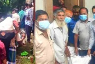 সেনাবাহিনীর তত্ত্বাবধানে লক্ষ্মীপুর ইউনিয়নে নিবন্ধিত জেলেদের মাঝে চাল বিতরণ