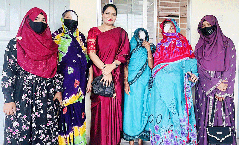 বিজয়ীর উদ্যোগে বিনামূল্যে চোখের ছানি অপারেশন