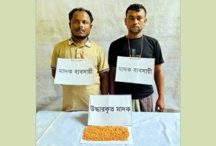কচুয়ায় ২ হাজার ৯৫০ পিস ইয়াবাসহ ২ মাদক কারবারিকে গ্রেপ্তার