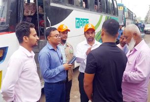 অতিরিক্ত ভাড়া আদায়ের অভিযোগে পদ্মা ও আইদি পরিবহনকে ৭ হাজার টাকা জরিমানা