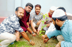 প্রান্তিক সামাজিক সাংস্কৃতিক সংগঠনের বৃক্ষরোপণ ও চারা বিতরণ কর্মসূচি