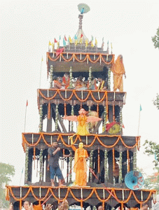 কচুয়ায় সাচার জগন্নাথ ধামে ১৫৮তম রথযাত্রা আজ থেকে শুরু