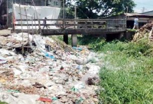 মেঘনা-ধনাগোদা সেচ প্রকল্পের পানি নিস্কাশন খালগুলো রূপ নিচ্ছে ময়লার ভাগাড়ে