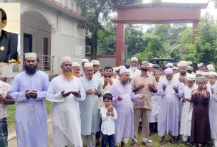 কচুয়ায় বীর মুক্তিযোদ্ধা আবদুর রশিদ পাঠানের জন্মবার্ষিকীতে দোয়া
