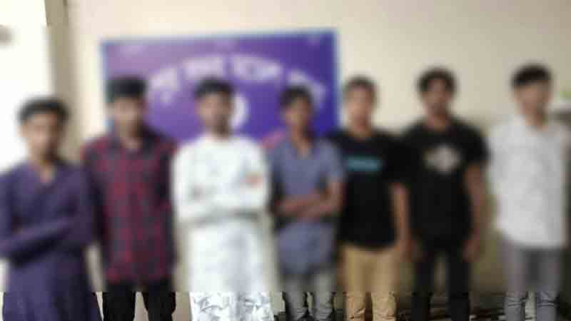 চাঁদপুরে কিশোর অপরাধ দমনে পুলিশের একযোগে অভিযান, আটক ৭৭