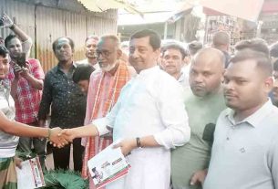 বিষ্ণুপুরে আজম খানের ব্যাপক গণসংযোগ ও পথসভা 