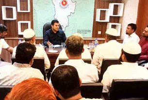 শাহমাহমুদপুর ইউনিয়ন পরিষদ নবাগত ইউএনওর পরিদর্শন