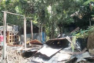 বিষ্ণুপুরে শর্ট সার্কিট থেকে অগ্নিকাণ্ডে বসতঘর ভস্মীভূত