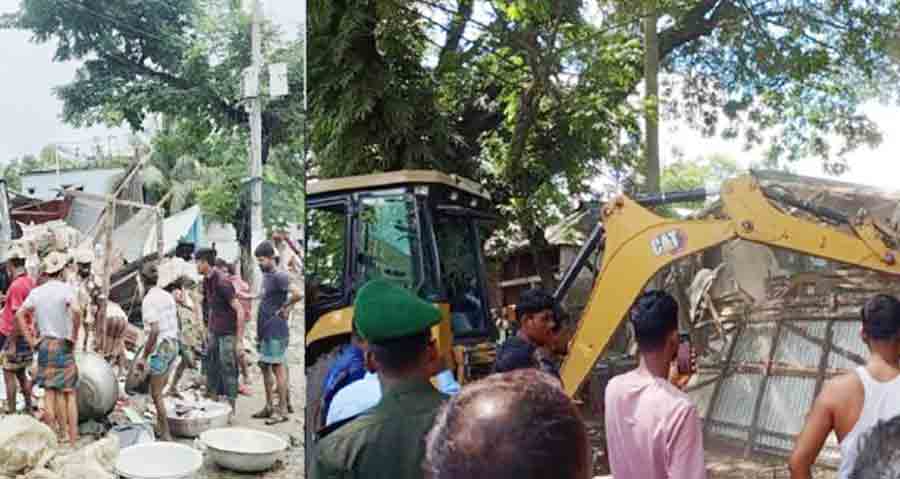 কচুয়ায় জেলায় প্রশাসনের উদ্যোগে ৬ শতাধিক অবৈধ স্থাপনা উচ্ছেদ