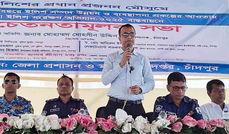 ইলিশের প্রজনন রক্ষা না হলে চাঁদপুরের গর্ব টিকবে না