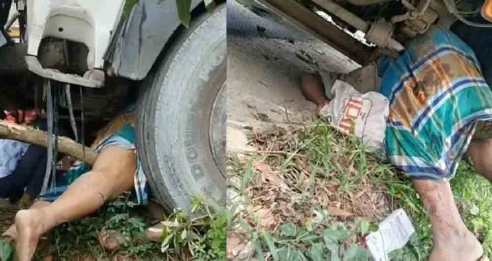 শাহরাস্তিতে বালুবাহী ট্রাকের ধাক্কায় প্রাণ গেল ব্যবসায়ীর