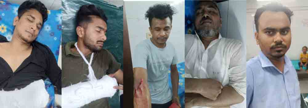 চাঁদাবাজির অভিযোগে সংঘর্ষ : ওয়ারলেস বাজার ইজারাদারসহ ৬ জনকে কুপিয়ে আহত