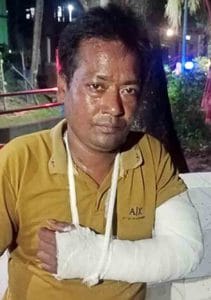 মতলব দক্ষিণে জমি বিরোধে ব্যবসায়ীকে পিটিয়ে জখম, থানায় অভিযোগ