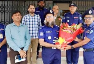 চাঁদপুরে দায়িত্ব নিলেন নতুন পুলিশ সুপার মিজানুর রহমান