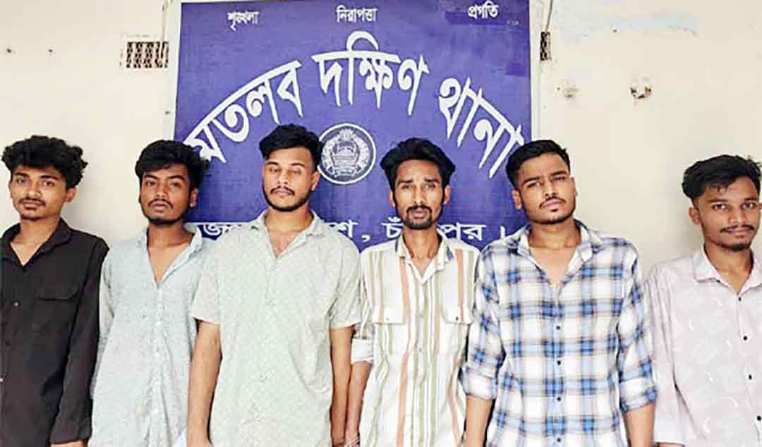 মতলব দক্ষিণে মাদকবিরোধী অভিযানে ৬ জন গ্রেপ্তার