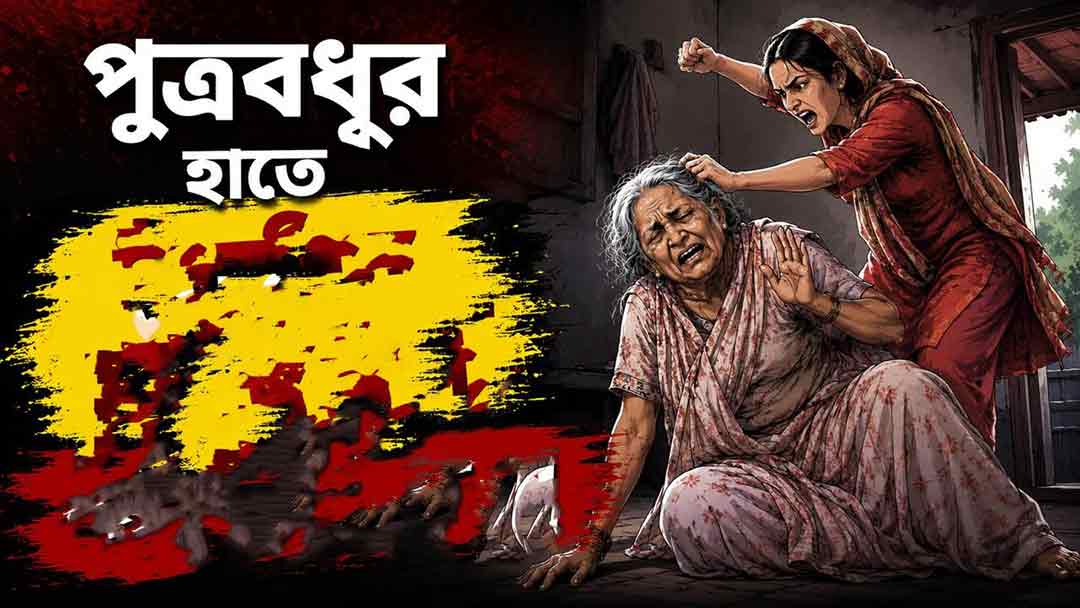 দুই পুত্রবধূর বিরুদ্ধে বৃদ্ধা শাশুড়িকে মারধরের অভিযোগ