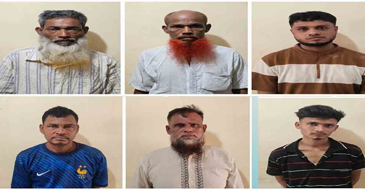 শাহরাস্তিতে পুলিশের বিশেষ অভিযানে তিন দিনে গ্রেফতার ৭
