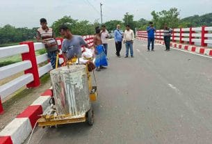 বলাখাল–রামচন্দ্রপুর সেতু সংস্কার কাজ পরিদর্শন, সময়মতো সম্পন্নের নির্দেশ