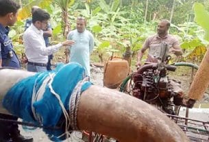 সরকারি খাল ভরাটে বালু ব্যবসায়ীকে ২ লাখ টাকা জরিমানা