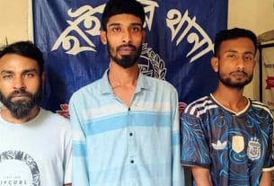 হাইমচরে দুই অভিযানে তিন মাদক কারবারি গ্রেফতার