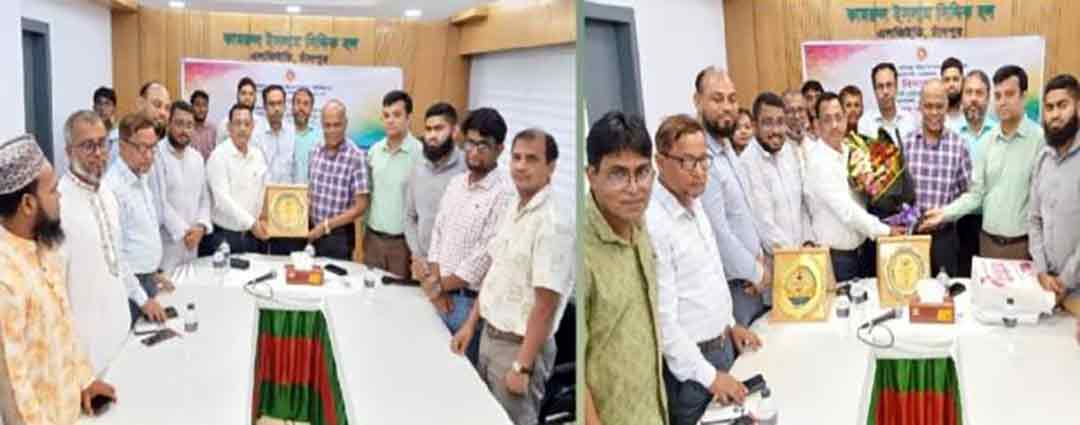 চাঁদপুর এলজিইডিতে বিদায়-অভ্যর্থনায় দুই নির্বাহী প্রকৌশলী