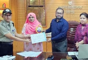 জাতীয় কৃতিত্বে ডিসির শুভেচ্ছা পেলেন সামিরা