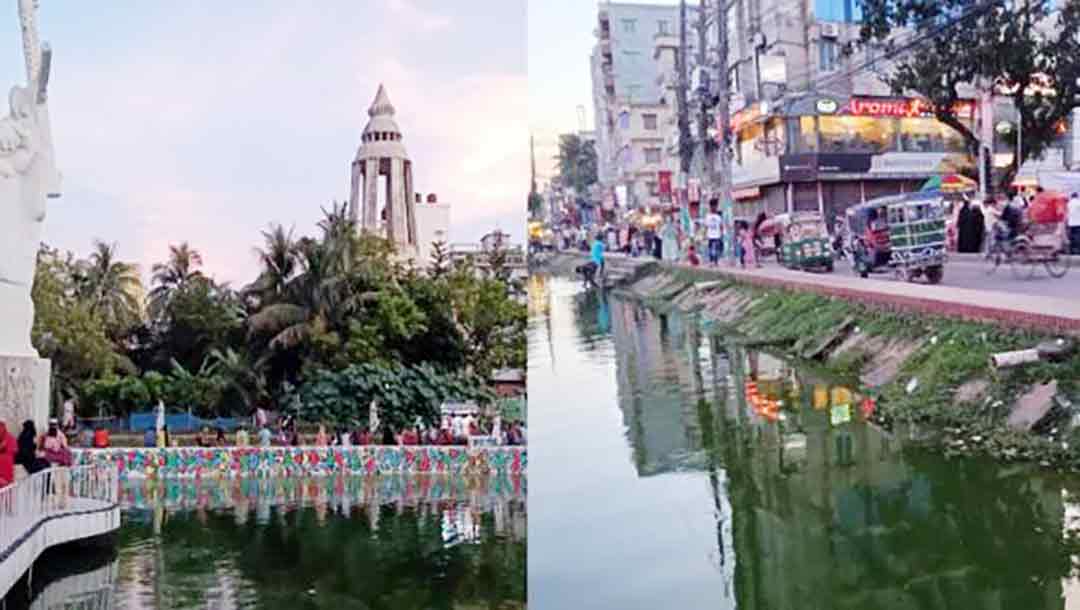 সংস্কারের অভাবে সৌন্দর্য হারাচ্ছে চাঁদপুরের লেকপাড়