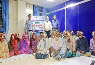 শাহরাস্তিতে ২২ অসচ্ছল রোগীর বিনামূল্যে ছানি অপারেশন