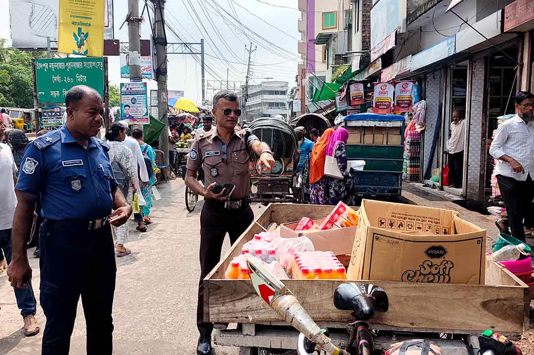 আগস্টে চাঁদপুরে ট্রাফিকের ১১২০ মামলা, জরিমানা ২৮ লাখ