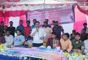 বেরকীতে মাদক ও ইভটিজিংবিরোধী ডে-নাইট মিনি ফুটবল টুর্নামেন্ট