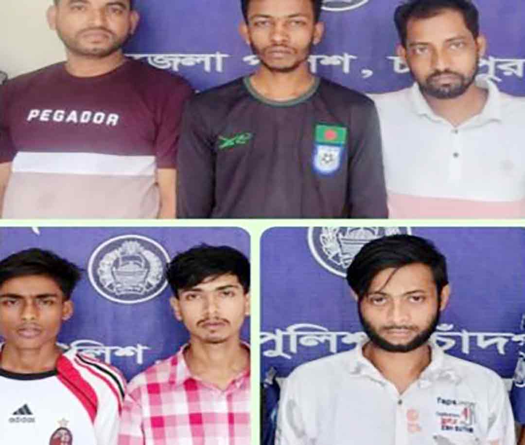 মতলব দক্ষিণে পৃথক অভিযানে মাদকসহ আটক ৬